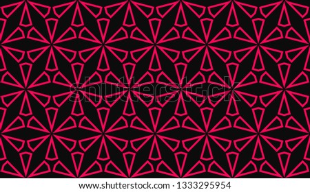 Vector illustration red geometric abstract background