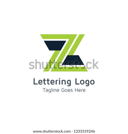 Lettering Z Vector