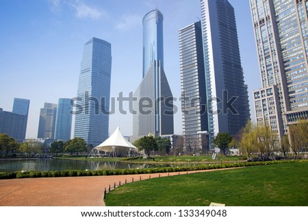 Shanghai Park construction