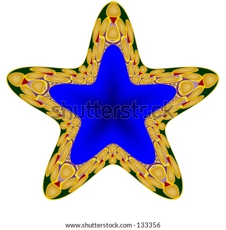 beautiful star design
