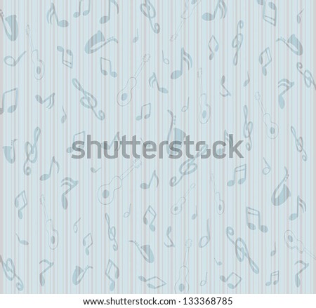 music notes pattern background