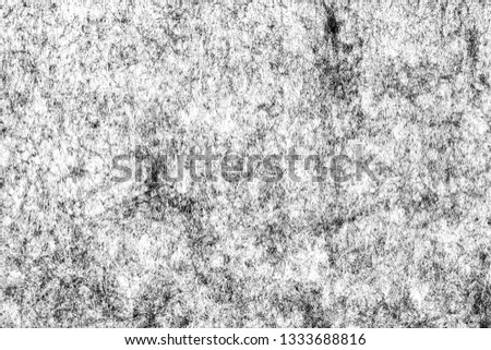 Black fiber line mat texture.
Abstract gray structure of synthetic fibers background. 
White grunge cotton fabric knit background. 
Selective focus.
top view.