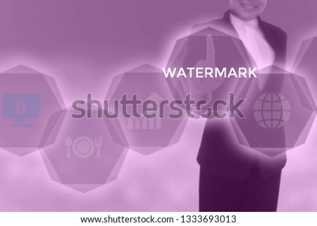WATERMARK - technology and business concept