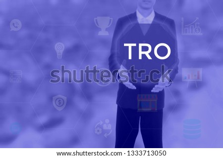 Temporary Restraining Order - business concept Royalty-Free Stock Photo #1333713050