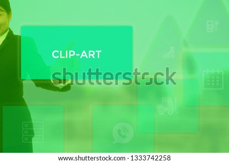 CLIP-ART - technology and business concept