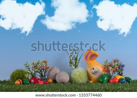 The sleeping Easter Bunny