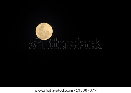full moon vector