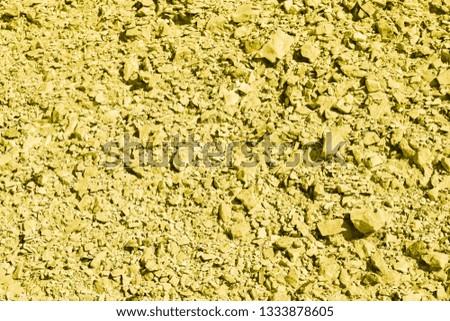 Yellow land of Sumerians on the territory of burial mounds in Bahrain. Dilmun civilization. Background and Texture. High resolution