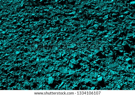 Aqua colored land of Sumerians on the territory of burial mounds in Bahrain. Dilmun civilization. Background and Texture. High resolution
