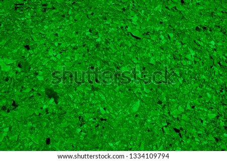 Dark green colored land of Sumerians on the territory of burial mounds in Bahrain. Dilmun civilization. Background and Texture. High resolution