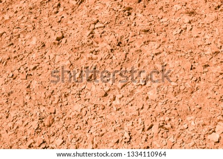 Brown land of Sumerians on the territory of burial mounds in Bahrain. Dilmun civilization. Background and Texture. High resolution