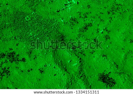 Dark green colored land of Sumerians on the territory of burial mounds in Bahrain. Dilmun civilization. Background and Texture. High resolution