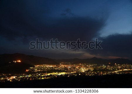 Night time lapse of Trebinje