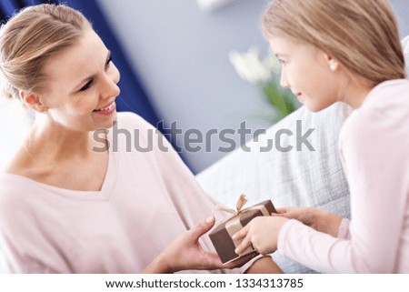 Picture of mum and daughter celebrating mother's day