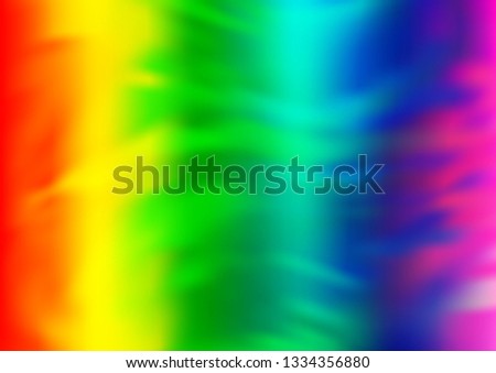 Light Multicolor, Rainbow vector abstract background. Creative illustration in halftone style with gradient. The template can be used for your brand book.