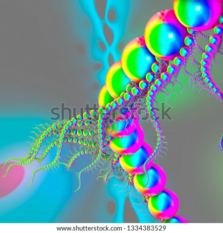 abstract colorful faraktal images 3d rendering