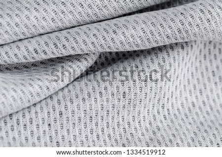 Grey knitting fabric texture for wallpaper