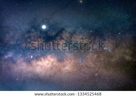 Beautiful milkyway core in high definition
