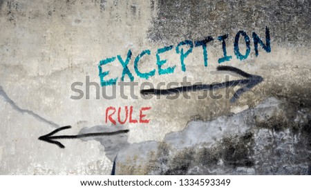 Wall Graffiti to Exception