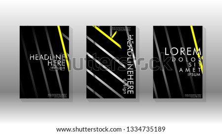 Cover book with a geometric design background. Valid for banners, placards, leaflets, poster designs, etc. Eps10 vector template