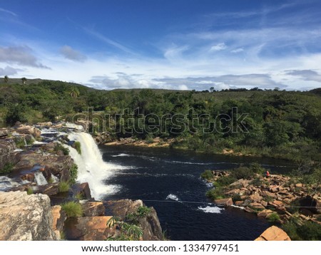 
Beautiful serrado waterfall
