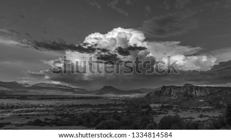 Storm in Patagonia Desert