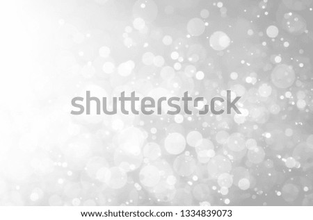 Abstract White bokeh background