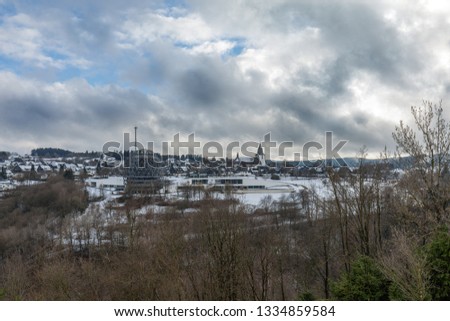 Winter View On Snowy City Winterberg