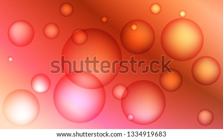 Blurred decorative design with bubbles. Design for your header page, ad, poster, banner. Vector illustration