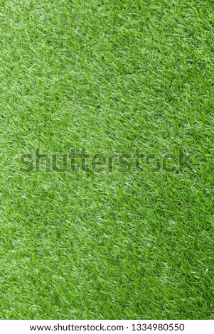 Texture of green grass, field with artificial turf for football, background.