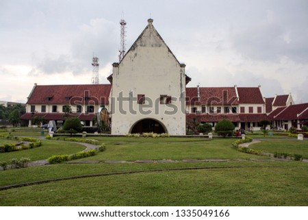 Fort Rotterdam in Makassar Royalty-Free Stock Photo #1335049166