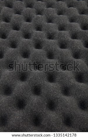 The pattern of the soundproof panel of polyurethane foam. 
 Sound Insulation Material.