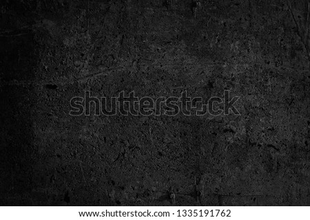 Black abstract background. Dark grunge wallpaper. Board