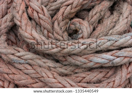 Background. Sea rope close-up.