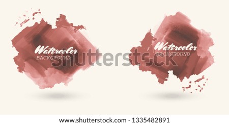 Vector set of splash stains texture banners. Color and white abstract vector illustration.