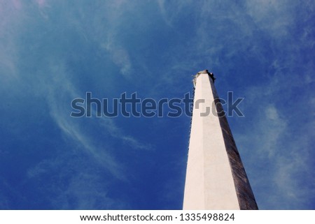 Old Tower at Gunung Tidar Royalty-Free Stock Photo #1335498824