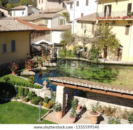 Rasiglia, an italian village called "the little Venice", for the streams of water  that cross the town.