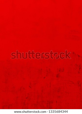 Red cement wall texture and background 