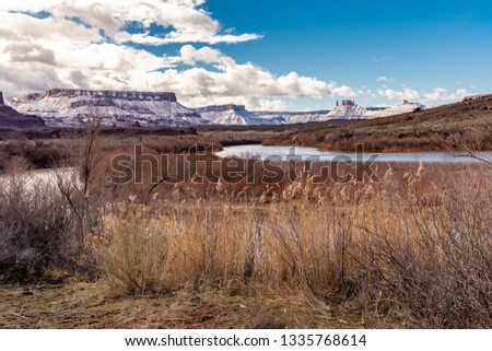 Winter in Castle Valley, Utah