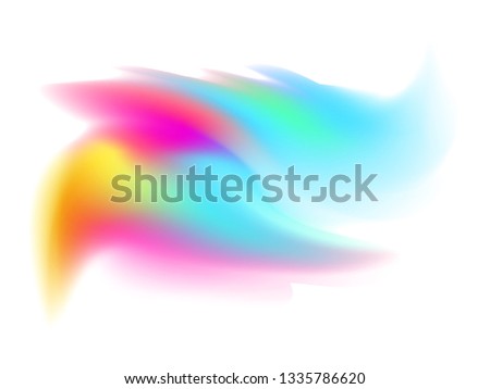 Bright and vivid modern liquid splash, holi creative background with vibrant color explosion. Vector greeting card design template.