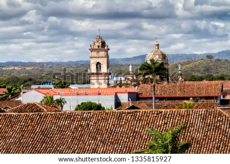 La Merced church in Granada, Nicaragua
