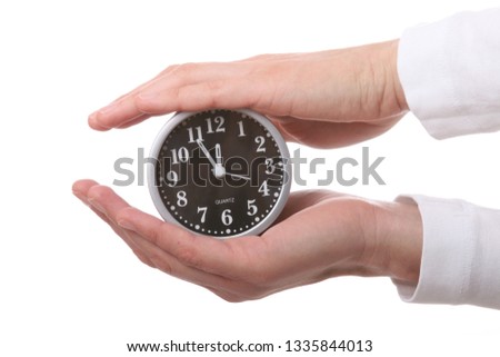 two Hands and a clock