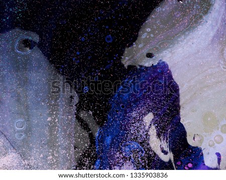 distant galaxies, abstract background, artificial space blue blur