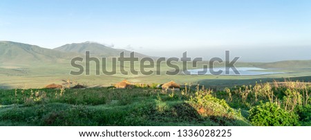 View of the Ngorongoro Crater