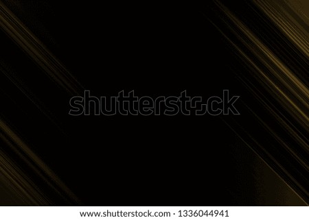 Black gold background with darker surface has a soft gradation with light technolog diagonal gray and white lines beautiful. 