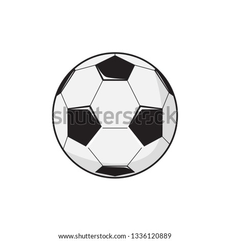 Isolated soccer ball icon. Vector illustration design