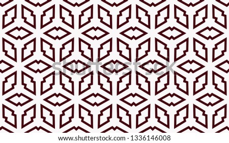 Color design geometric pattern. Seamless vector illustration red color.