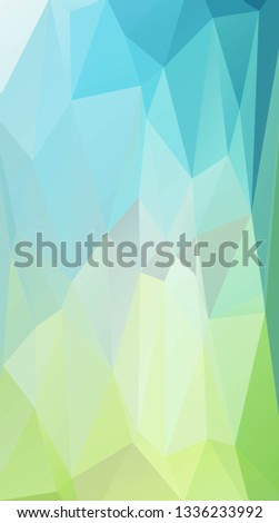 Abstract polygonal mosaic background consisting of triangles of different sizes and colors. Modern geometrical backdrop. Crumpled colorful surface.