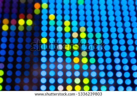 Abstract led blue dot background