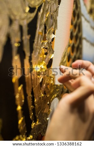 picture of gild painting